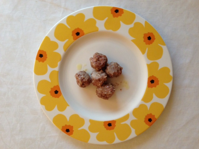 Polpettine di carne al limone (ricetta priva di uovo e latte)